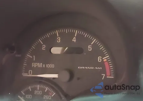 2000 Pontiac Grand Am Se1 z USA, uszkodzony, nr VIN 1G2NF52T5YM795953